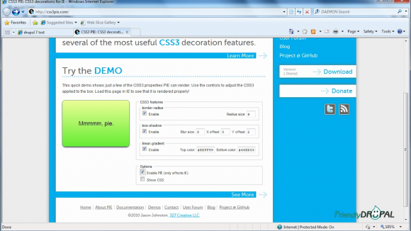CSS3 for IE in Drupal
