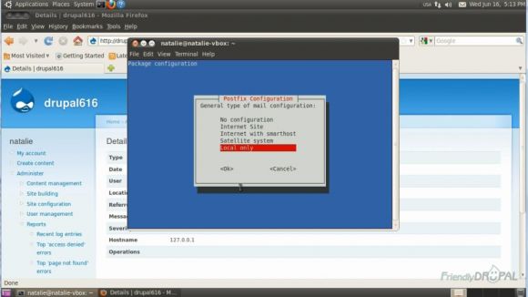 Installation Of Drupal On Ubuntu Server Desktop