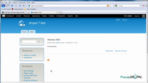 CSS3 for IE in Drupal