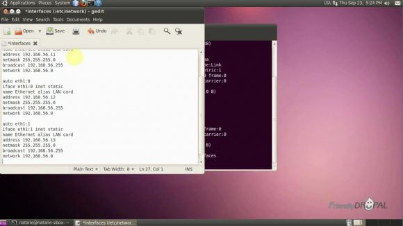 Configure networking on Ubuntu