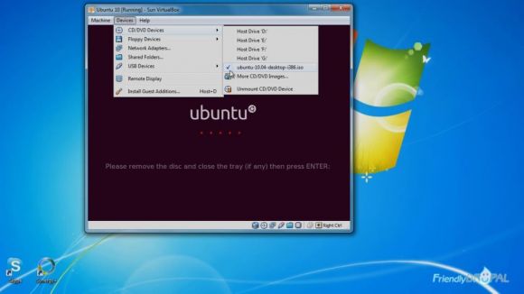 Install Ubuntu 10 on Virtualbox on Windows 7