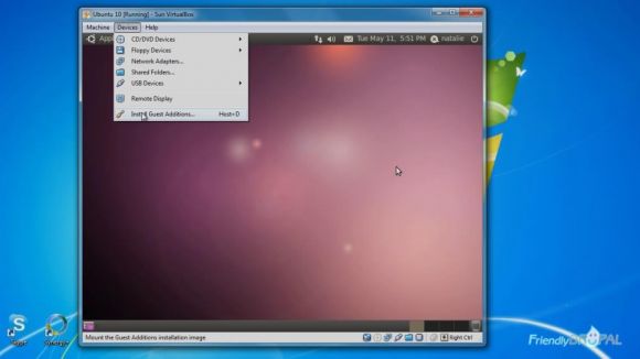 Install virtualbox guest additions for Ubuntu guest on Windows host