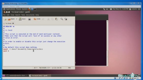 virtualbox shared folder ubuntu