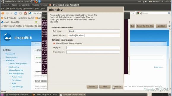 Configure Evolution Mail Client on Ubuntu