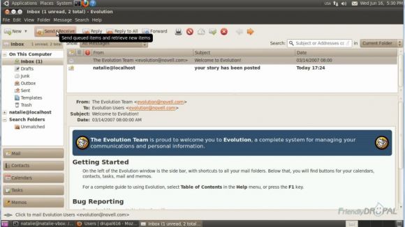 Configure Evolution Mail Client on Ubuntu