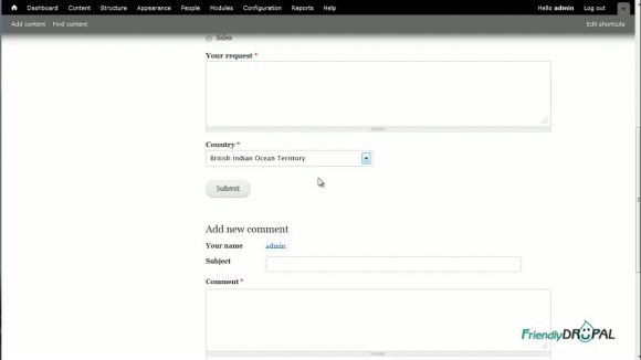 Webform with dependent fields